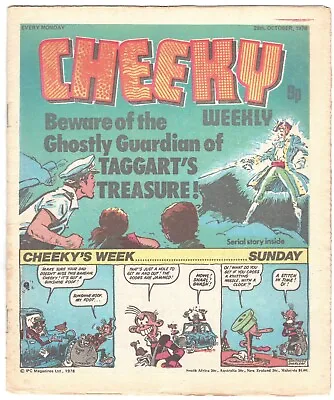 Cheeky Weekly Comic 28th October 1978 • £1.25