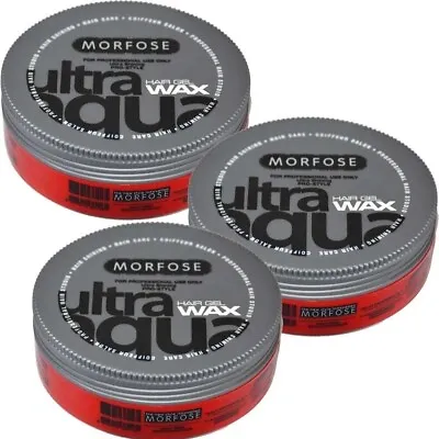 Morfose  Ultra Shining Pro-Style Hair Wax Strawberry Scent 175ml (Pack Of 3) • £14.99