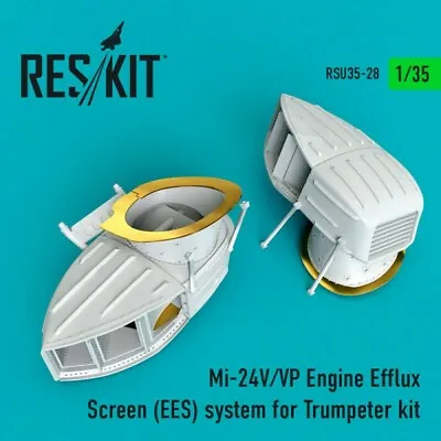 1/35 ResKit RSU35-0028 Mi-24V/VP Engine Efflux Screen (EES) System For Trumpeter • $25