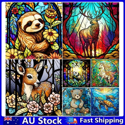 $10.49 • Buy 5D DIY Full Drill Diamond Painting Embroidery Cross Stitch Animal Art Decor Gift