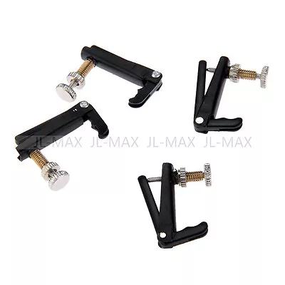 4PCS Black Stable-style Violin String Adjusters Fine Tuners For 3/4-4/4 Violin • $3.90