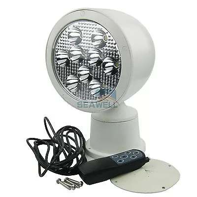 $219.99 • Buy LED Remote Control Spotlight Boat Marine Wireless Search Light 10-30 V 27W