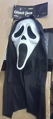 Classic Official Ghost Face Scream Mask With Shroud - Scream Fun World • $29.99