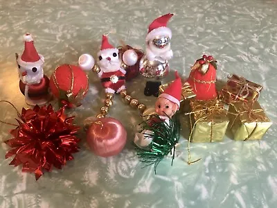 Vintage Christmas Decorations X 13 • $52