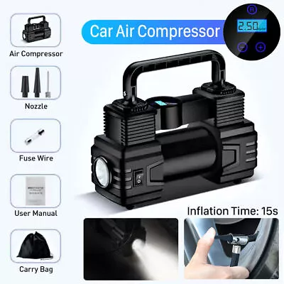 12V Car Air Compressor Portable Tyre Deflator Inflator Pump Car Truck 150PSI AUS • $31.89