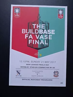 2017 Fa Trophy/vase Final Macclesfield V York.cleethorpes V South Shields. • £4.99