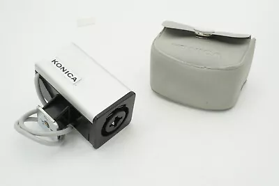 Vtg KONICA Small Cube Flash EARLY KONICA 35mm Film CAMERA Hot Shoe Mount #B150 • $26.99