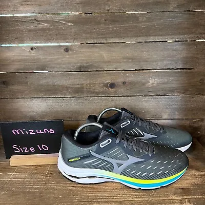 Womens Mizuno Wave Rider 24 Gray Athletic Running Shoes Sneakers Size 10 M GUC • $39.99