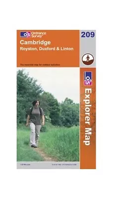 Cambridge Royston Duxford & Linton OS ... By Ordnance Survey Sheet Map Folded • £4.79