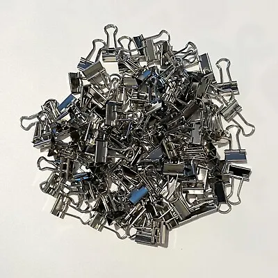 Micro Binder Clips Metal Clamp Horizontal Width: 1/2INCH (13mm) Paper Clamp • $13.99