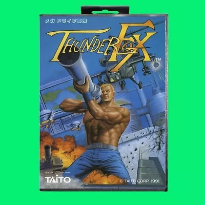 Thunder Fox Game Cartridge 16bit MD Game Card With JP Cover Retail Box For Sega • $25