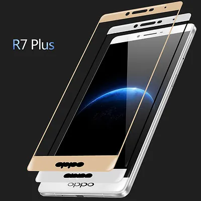 Full Coverage Tempered Glass Screen Protector For Oppo R7 Plus R7S & R9 Plus R9S • $4.99