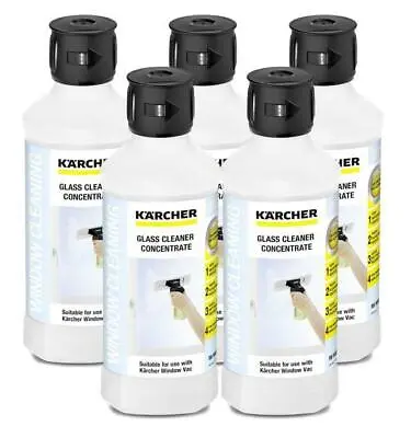 5 X Kärcher RM500 Glass Cleaner Concentrate - 500ml • £25.99