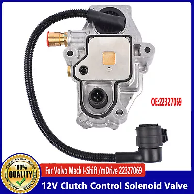 12V Clutch Control Solenoid Valve New For Volvo Mack I-Shift /mDrive / 22327069 • $110.29