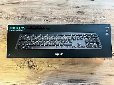 Logitech MX Keys Wireless Illuminated Keyboard - Black • £46