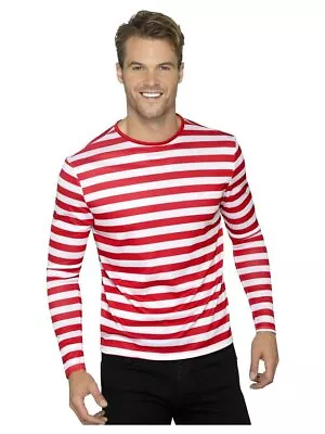 Smiffys Stripy T-Shirt Red (Size L) (US IMPORT) • £13.84