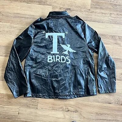 Grease Paramount Pictures T Birds Costume Jacket Black Size XL • $29.99