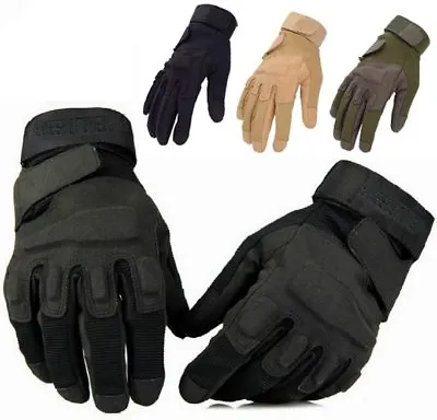 Military Police Swat Tactical Combat Shooting Full Finger Gloves • $6.81