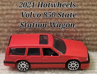2021 HOT WHEELS.  RED VOLVO 850 ESTATE STATION WAGON. Loose • $3