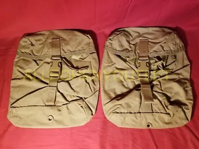 NEW Lot Of 2 US Military USMC FILBE SUSTAINMENT POUCH Eagle MOLLE Coyote NIB • $31.49