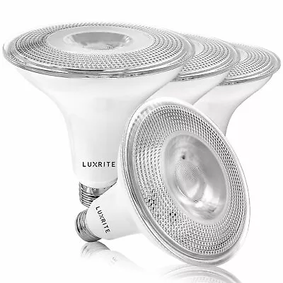Luxrite 4-Pack LED PAR38 Flood Light Bulb Soft White 15W Dimmable Wet Rated • $31.95