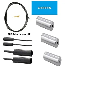 Shimano BLACK SHIFT Cable Housing:  67in / 1700mm With End Caps For Road Or MTB • $7.95