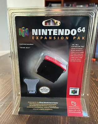 Official Nintendo 64 N64 Expansion Pak Pack NUS-007 Factory Sealed Rare! • $150