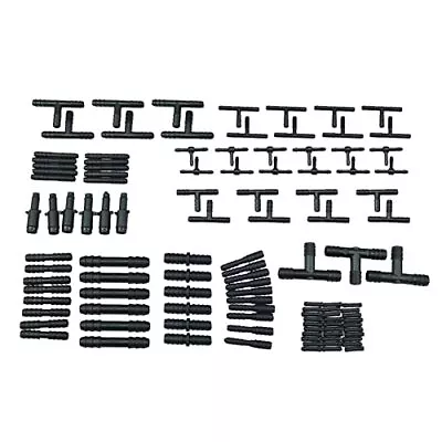 113 Pieces Vacuum Connector Assortment Automotive Vacuum Tubing Hose Nylon Kit • $13.85