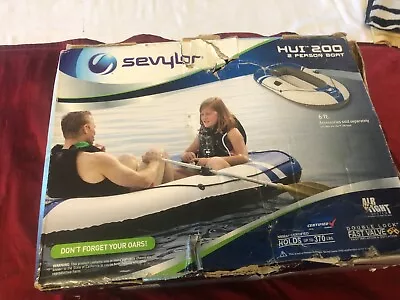 NEW Sevylor HUI 200 6 Ft. 2 Person Boat MMA Certified Holds Up To 370 Lbs.  • $17