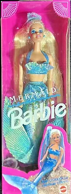 Magnificent 1991 Mermaid Barbie 1434 NIOB. Hair Changes To A Rainbow Of Colors • $61.83
