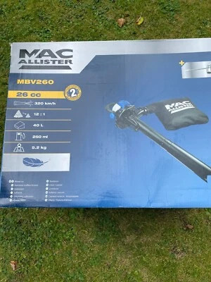 £5 • Buy Macallister Blowervac Garden Tool MBV260 26cc