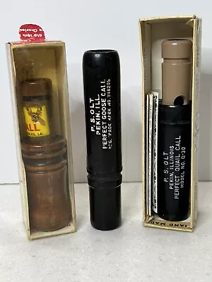 3 Game Calls Faulk’s Deer OLT Quail And Goose Call • $30