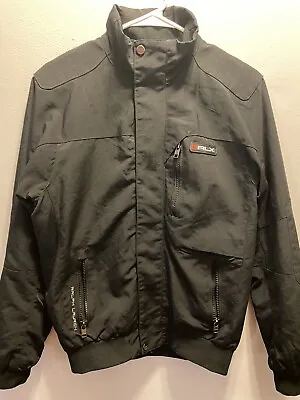 Ralph Lauren RLX Racer/Motorcycle/Bomber Water Resistant Jacket Size Small Black • $69.99