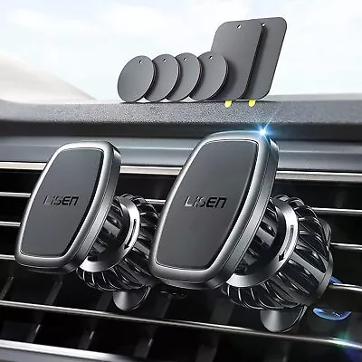 2 Pack Universal Car Mobile Phone Holder Magnetic Air Vent For IPhone Samsung • $34.95