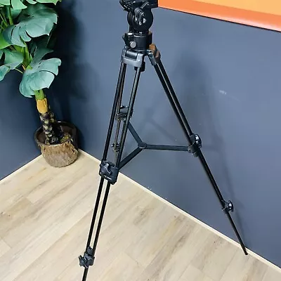 Camlink TPVIDEO1 Professional Video Camera Tripod (Black) Inc Warranty • £125