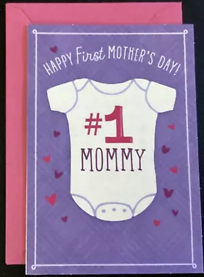 Happy First Mother’s Day Card Hallmark Greeting Card Thoughtful • $2.10