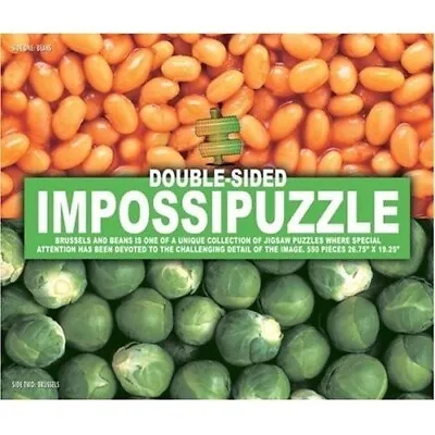 Double Sided Impossipuzzle Jigsaw Puzzle Beans Sprouts 550 Pieces - New/Sealed • £11.99