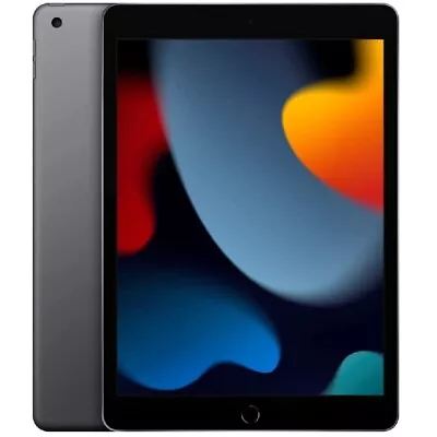 Apple IPad 9th Gen 2021 (Cellular) 64GB - Space Gray - MK663LL/A Auction4 • $173.50