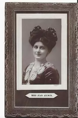 Edwardian Actress Jean Aylwin Vintage Real Photo Postcard • £1.85