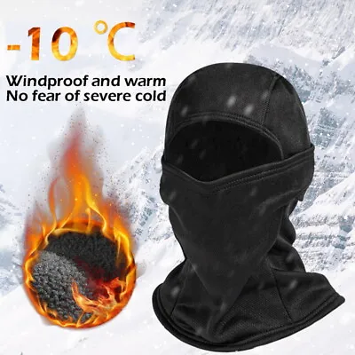 £5.49 • Buy Thermal Fleece Scarf Ski Face Cover Neck Warmer Snood Hood Balaclava Hat Winter~