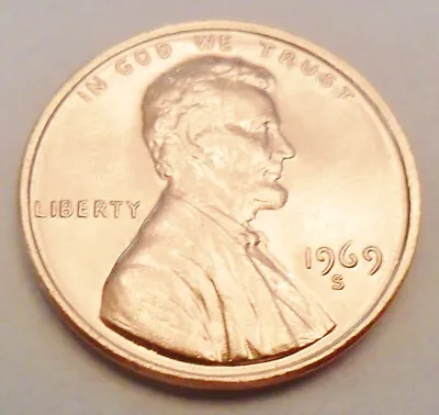 $1.34 • Buy 1969 S Lincoln Memorial Cent / Penny  *XF OR BETTER*  **FREE SHIPPING**