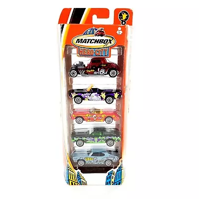 Matchbox Hero City Coffret Mattel Wheels Diecast Cars 5 Pack Brand New Sealed • $15