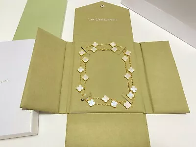 Authentic Van Cleef & Arpels Vintage Alhambra Necklace Mother Of Pearl 20 Motifs • $1500