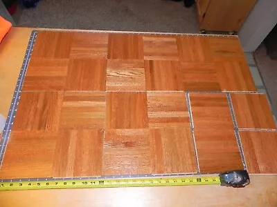 6 SQ. FT. (24 Piece) 6x6x1/4 Inch OAK PARQUET Flooring Tile BRUCE L141 PREFINISH • $65
