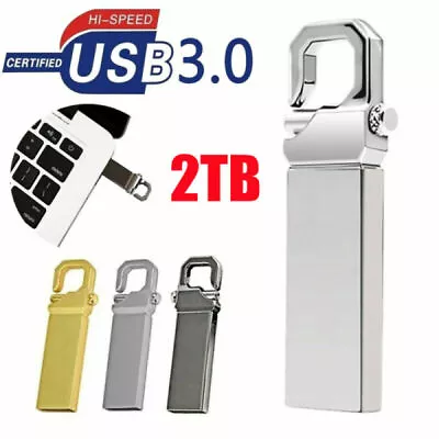 High Speed 2TB USB 3.0 Memory Stick Flash Drive Thumb Pen Data Storage PC MAC • £5.99