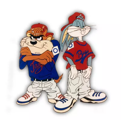 Bugs Bunny & Taz Kriss Kross Old School Shaped Vinyl Decal Sticker • $4.99