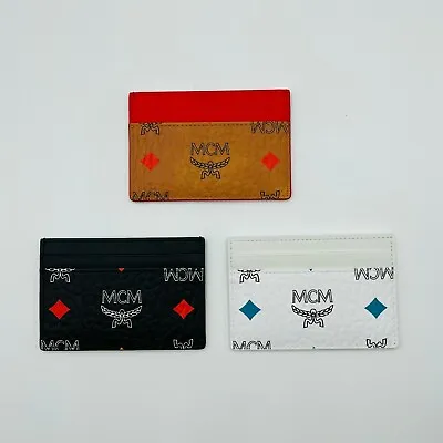 $175 MCM Spectrum Diamond Rainbow Logo Visetos Card Holder MYAAASV02 • $99.99