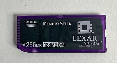 Lexar Media Genuine Memory Stick 256MB 128MB X2 Camera Memory Card • $18.99