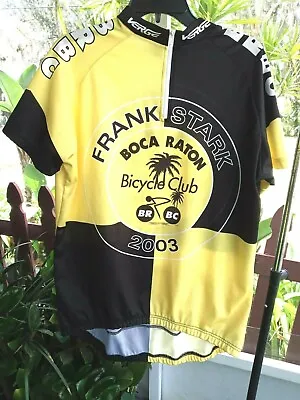 Verge Sport Frank Stark ; Xl Cycling Club 7 Yellow/ Blk 3/4 Zip Mapei • $28