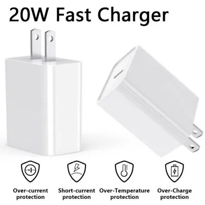 20W USB C TYPE C PD Fast Charger Adapter For IPhone 13 11 12 12 15 Pro Max US • $4.70